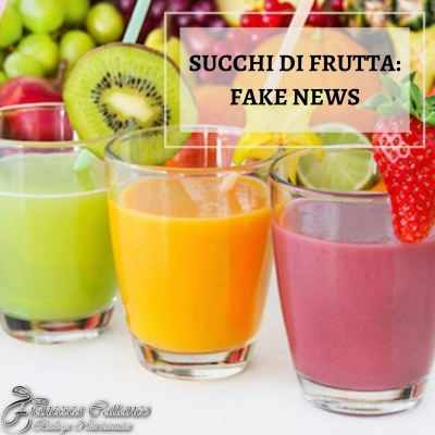 Succhi di frutta: fake news